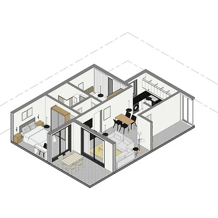 Апартаменты Center 2 Bedroom Calm Modern Upstairs Flat - Yeni Duenya *