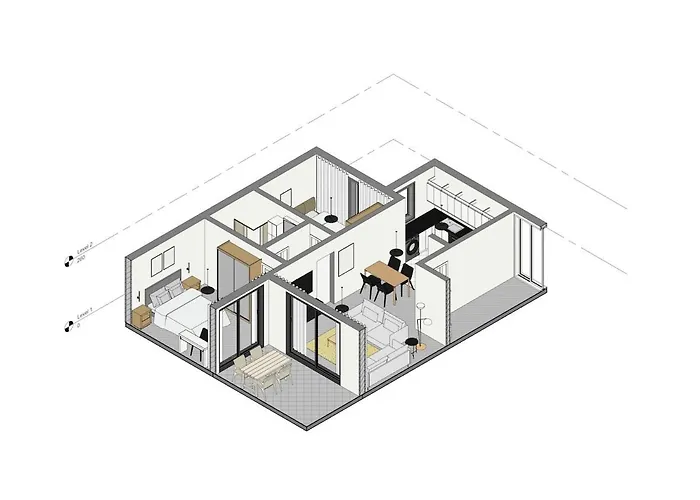 Апартаменты Center 2 Bedroom Calm Modern Upstairs Flat - Yeni Dunya *